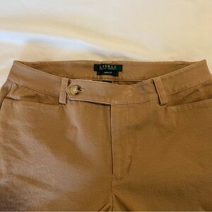 Lauren Ralph Lauren Adelle Khaki Trouser Pant Women’s Size 6